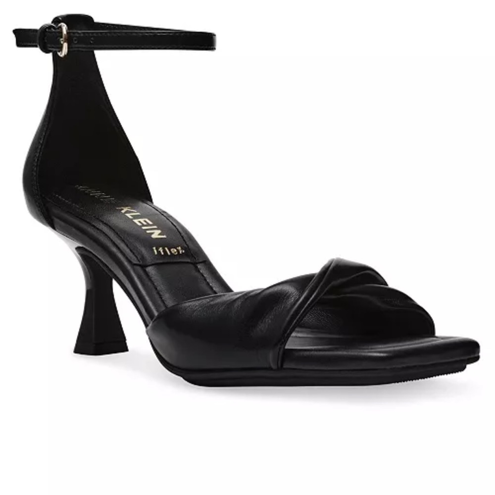 Anne Klein Women's Black Heeled Sandals Size 9